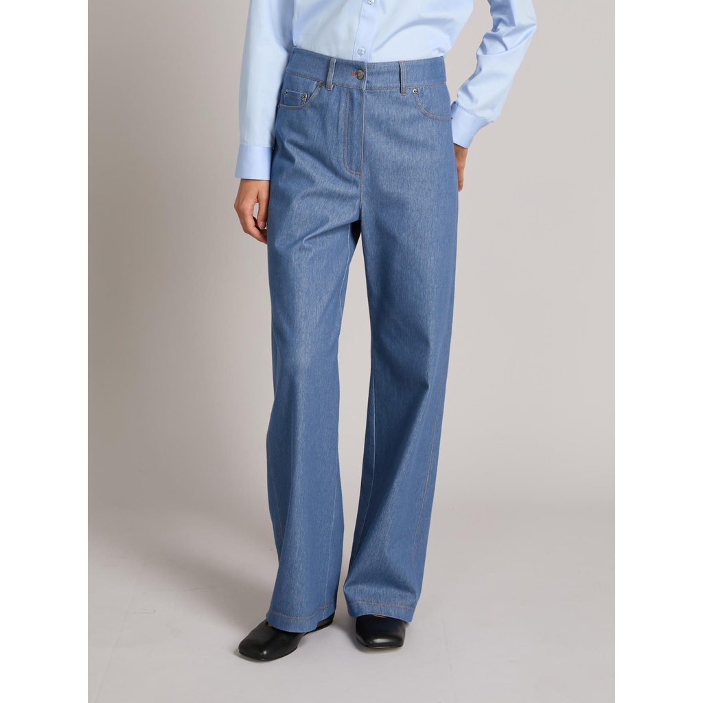 Pantalone in jersey Max Mara MMLEMIRO blu - immagine 2
