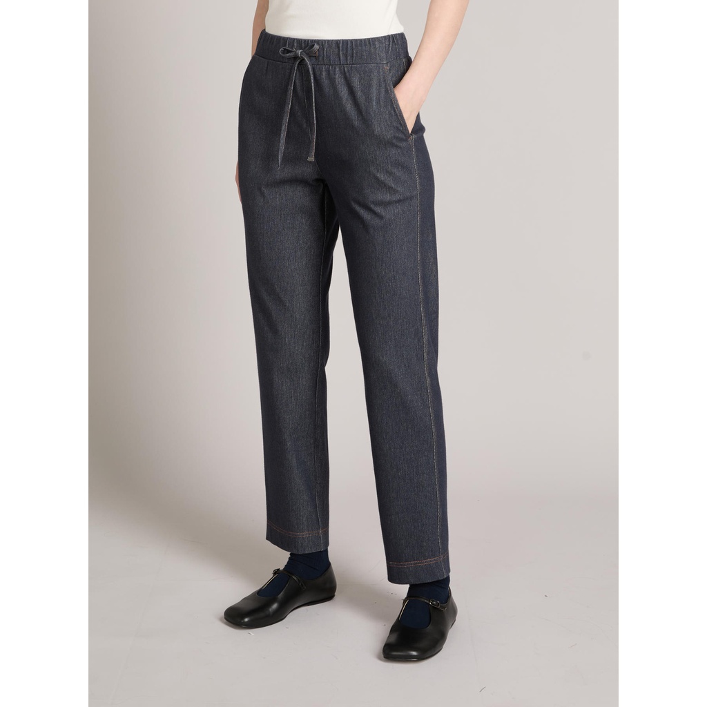 Pantaloni carrot Max Mara MMLVAMPATA azzurro - immagine 2