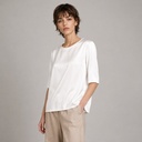 T-shirt in seta Max Mara MMLASTI - Bianco - immagine 2