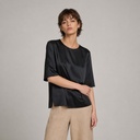 T-shirt in seta Max Mara MMLASTI - Nero - immagine 5